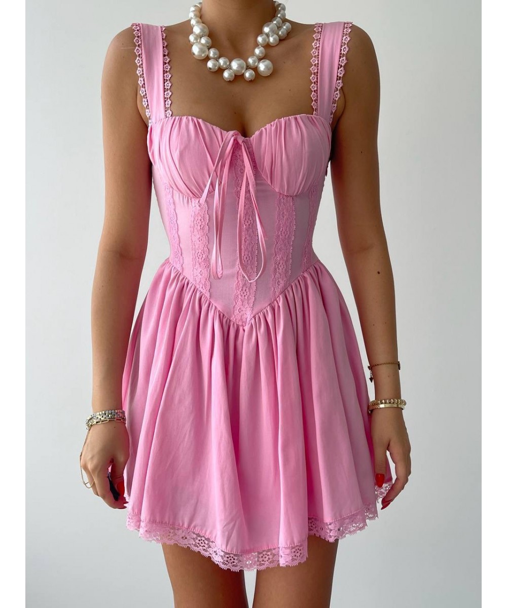 Pinterest Elbise - Pembe