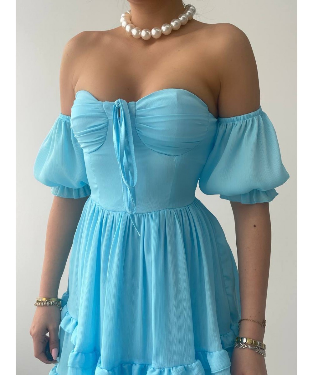 Prenses Elbise - Mavi