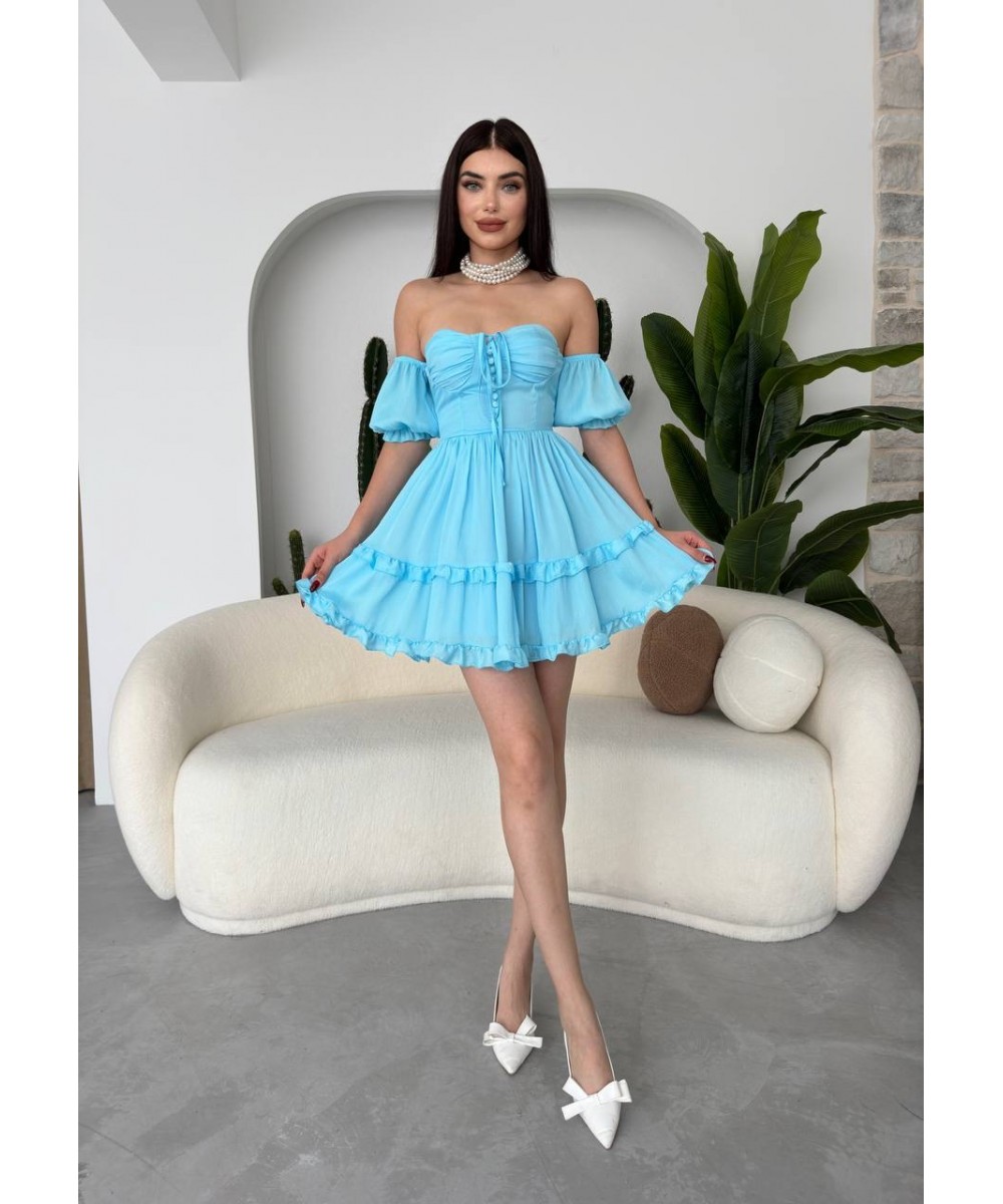 Prenses Elbise - Mavi