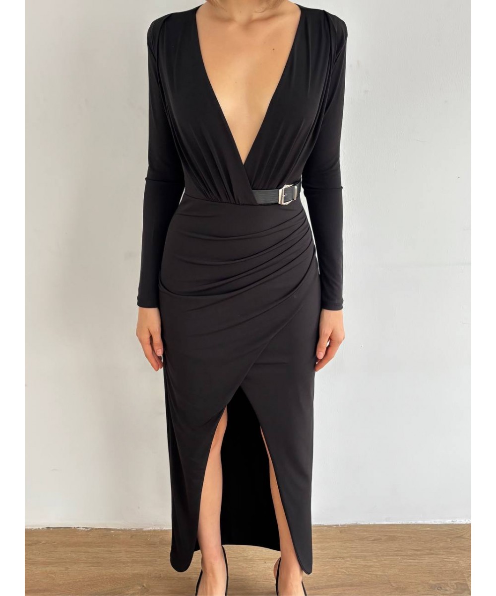 KEMERLİ TASARIM ELBİSE