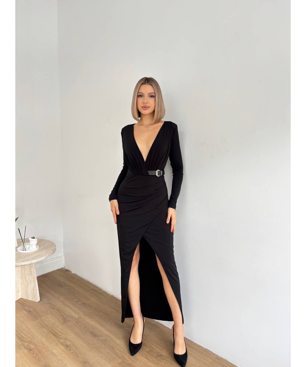 KEMERLİ TASARIM ELBİSE