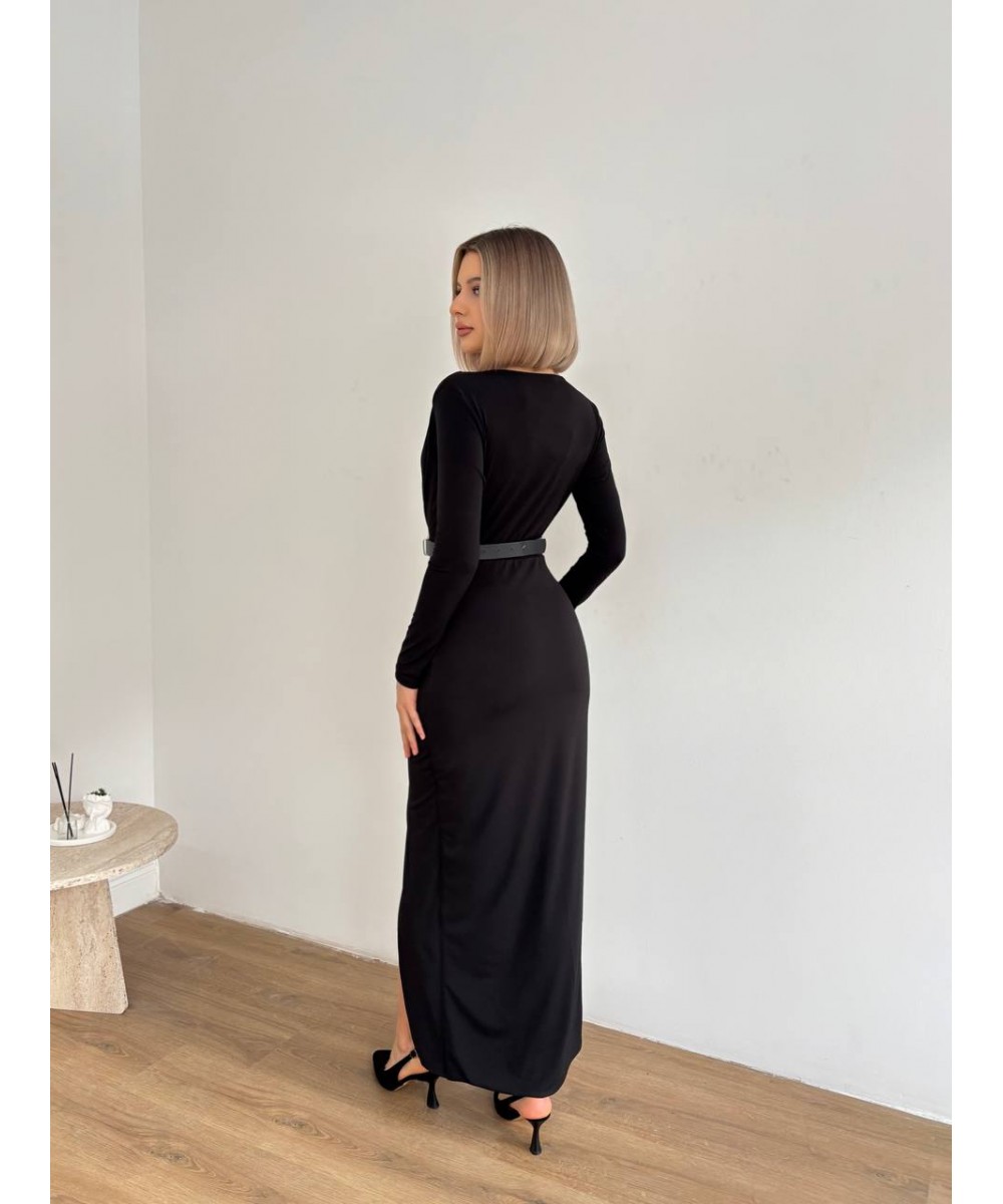 KEMERLİ TASARIM ELBİSE