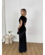 ASİMETRİK SİYAH ELBİSE