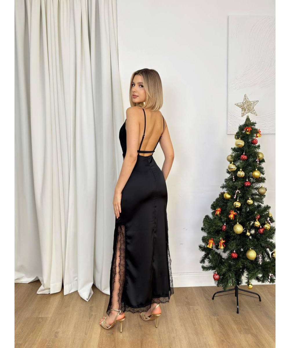 ZR MODEL SİYAH ELBİSE