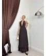 PİNTEREST ELBİSE - KAHVE
