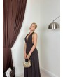 PİNTEREST ELBİSE - KAHVE
